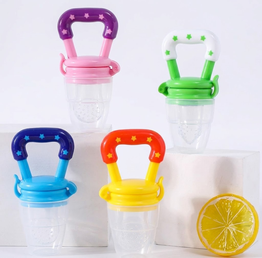 True Baby Co. 5-Piece Silicone Fruit Feeder & Teething Set