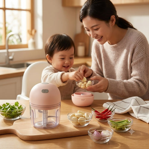 True Baby Co. On-the-Go Electric Baby Food Blender & Chopper