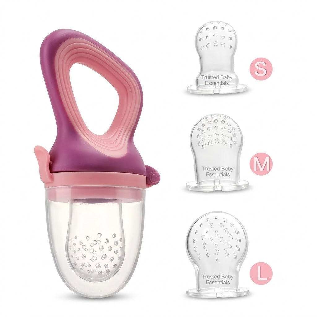 True Baby Co. 5-Piece Silicone Fruit Feeder & Teething Set