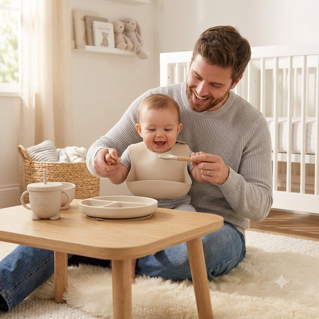 True Baby Co. 6-Piece Self-Feeding Silicone Tableware Set