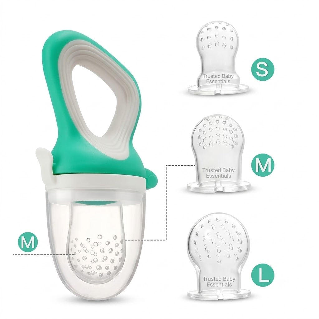 True Baby Co. 5-Piece Silicone Fruit Feeder & Teething Set