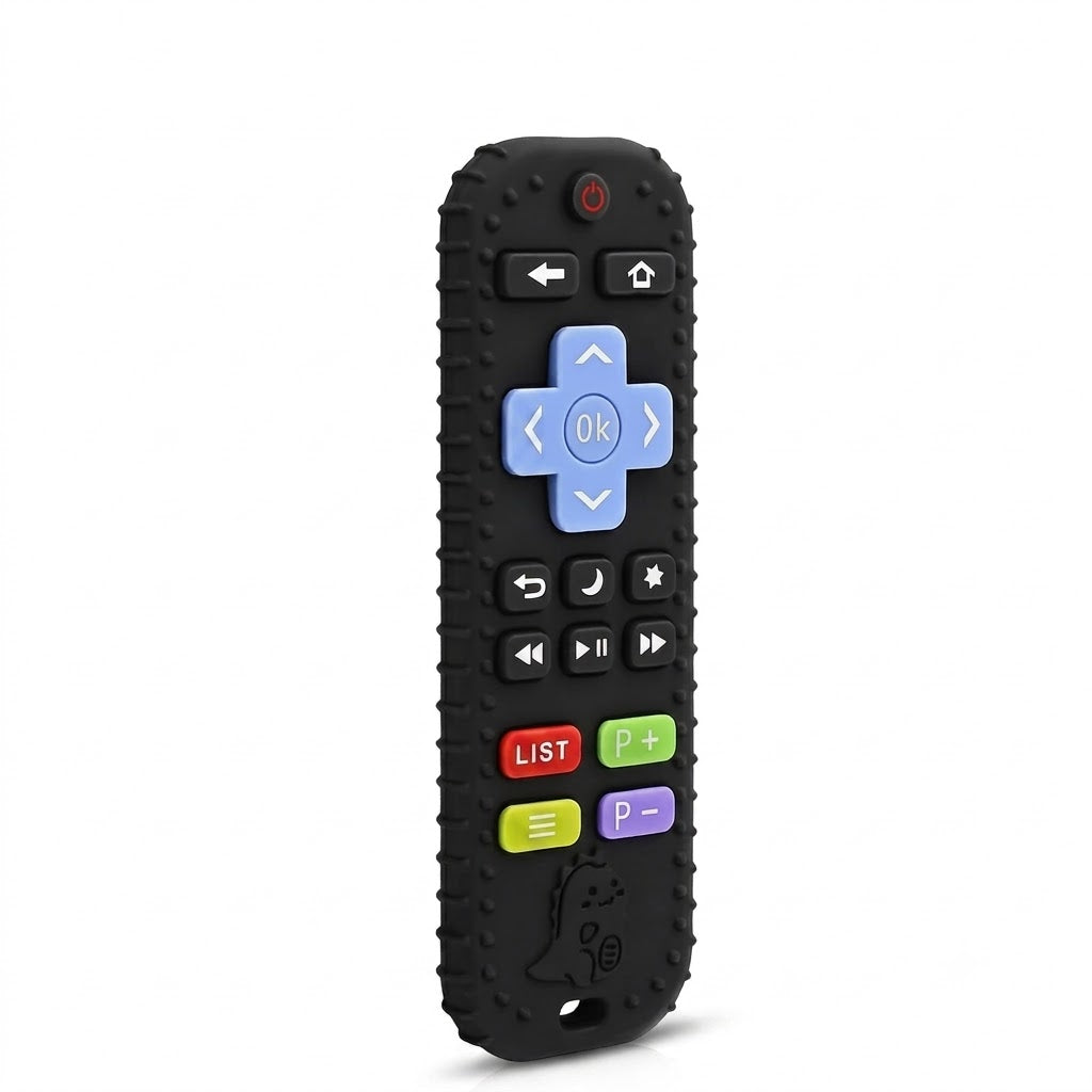 True Baby Co. Play & Teethe Silicone Remote Control Sensory Toy